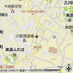 岐阜県美濃市常盤町2446周辺の地図