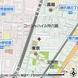 東京都大田区仲六郷4丁目2-13周辺の地図