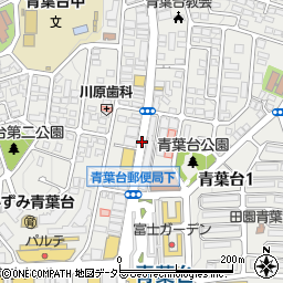 青葉台連合商店会周辺の地図