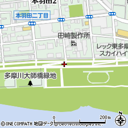 多摩川大師橋緑地トイレ１周辺の地図