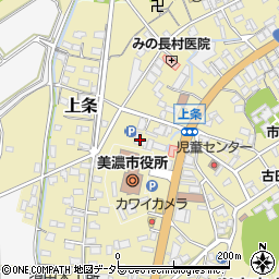 岐阜県美濃市1373周辺の地図