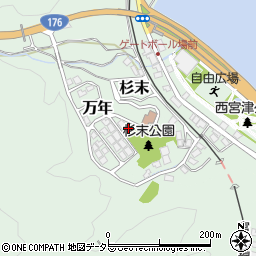 京都府宮津市万年1091周辺の地図