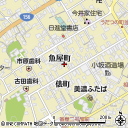 岐阜県美濃市2186周辺の地図