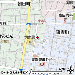 鳥取県境港市東本町2周辺の地図
