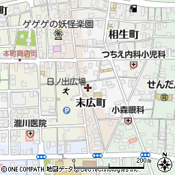 鳥取県境港市末広町31周辺の地図