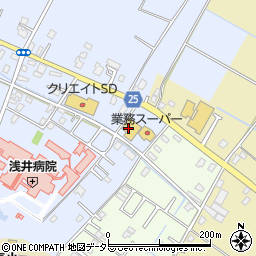 小川屋東金家徳店周辺の地図