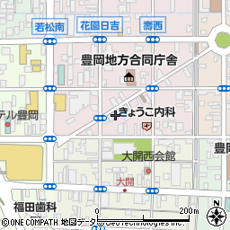 兵庫県豊岡市寿町2-17周辺の地図