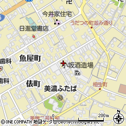 岐阜県美濃市相生町2257周辺の地図