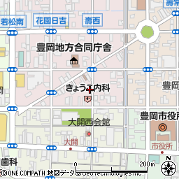 兵庫県豊岡市寿町2-33周辺の地図