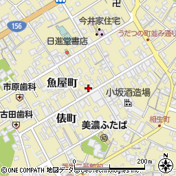 岐阜県美濃市相生町2226周辺の地図