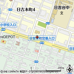 横浜市立南日吉保育園周辺の地図
