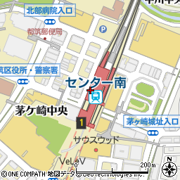 マクドナルドセンター南駅店周辺の地図