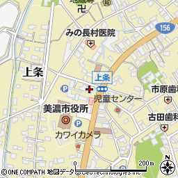 岐阜県美濃市82-8周辺の地図