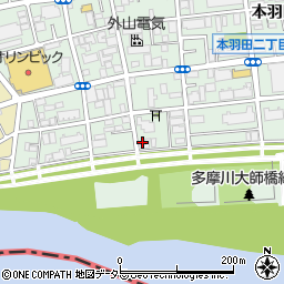 東京都大田区本羽田1丁目29-13周辺の地図