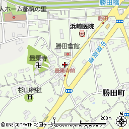 神奈川県横浜市都筑区勝田町1286周辺の地図