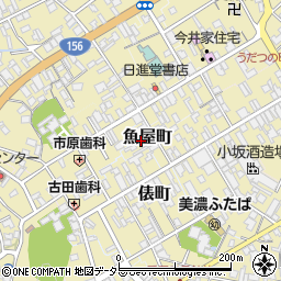 岐阜県美濃市2190周辺の地図