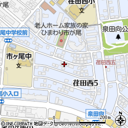 神奈川県横浜市青葉区荏田西5丁目2周辺の地図