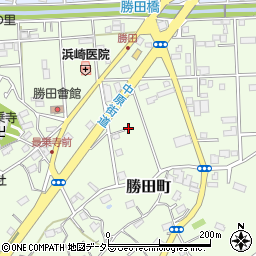 神奈川県横浜市都筑区勝田町周辺の地図