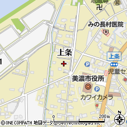 岐阜県美濃市1221周辺の地図