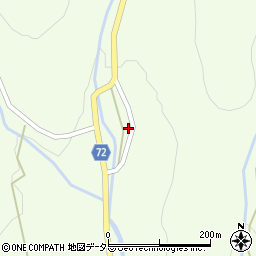 岐阜県中津川市蛭川和田92-1周辺の地図