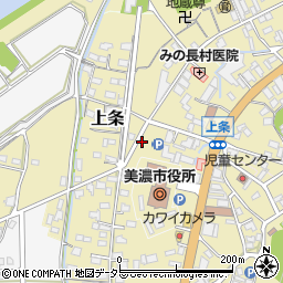 岐阜県美濃市1371周辺の地図