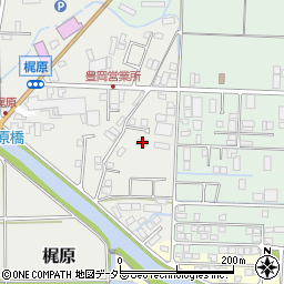 兵庫県豊岡市梶原674周辺の地図
