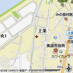 岐阜県美濃市1224周辺の地図