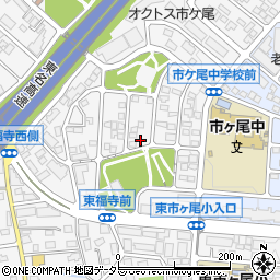 神奈川県横浜市青葉区市ケ尾町534-19周辺の地図