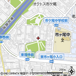 神奈川県横浜市青葉区市ケ尾町534-8周辺の地図