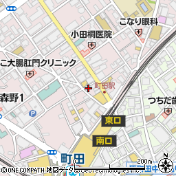 東京都町田市森野1丁目37-8周辺の地図