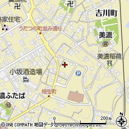 岐阜県美濃市2432周辺の地図