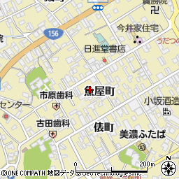 岐阜県美濃市1961-3周辺の地図