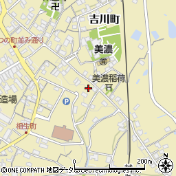 岐阜県美濃市吉川町2409周辺の地図