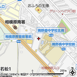 神奈川県相模原市南区鵜野森1丁目6-11周辺の地図