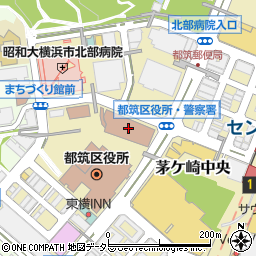 ゆうちょ銀行都筑店 ＡＴＭ周辺の地図
