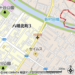 村田南周辺の地図
