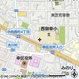 釜寅　川崎幸店周辺の地図