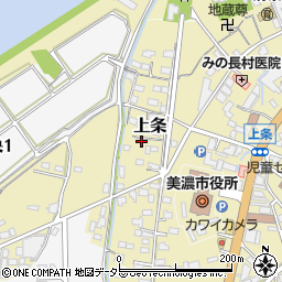 岐阜県美濃市1216周辺の地図