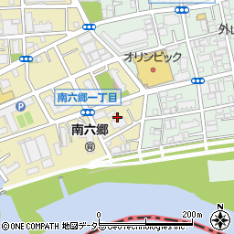 東京都大田区南六郷1丁目34周辺の地図