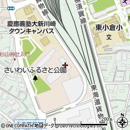 川崎市　かわさき新産業創造センター周辺の地図