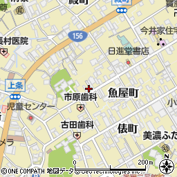岐阜県美濃市1984周辺の地図