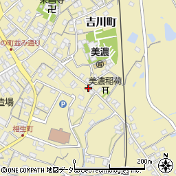 岐阜県美濃市吉川町2407周辺の地図