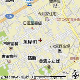 岐阜県美濃市2228周辺の地図