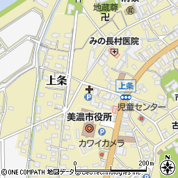 岐阜県美濃市1372周辺の地図