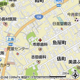 岐阜県美濃市1994周辺の地図