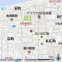 鳥取県境港市日ノ出町19周辺の地図