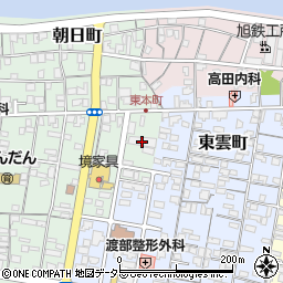 鳥取県境港市東本町5周辺の地図