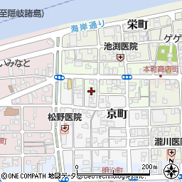 鳥取県境港市松ケ枝町45周辺の地図