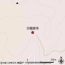日龍峯寺周辺の地図