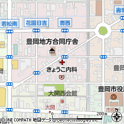 兵庫県豊岡市寿町2-24周辺の地図